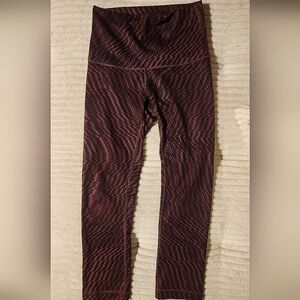 Lululemon Burgundy Leggings Nwot